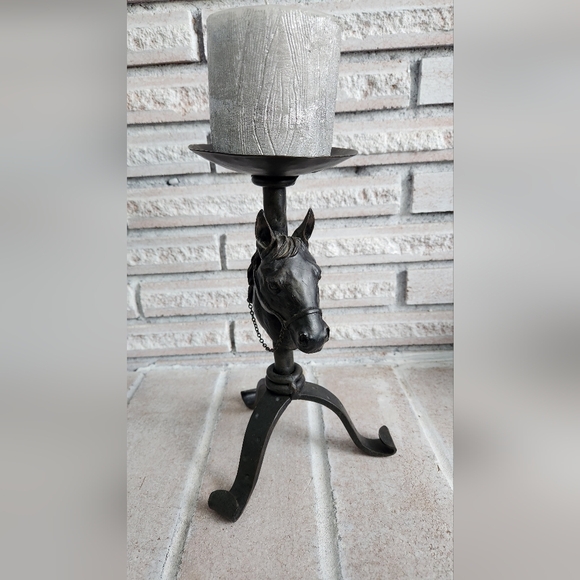 Vintage Horse Candlestick Candle Holder - Picture 7 of 8